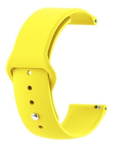 Correa Deportiva Lisa Ligera Smartwatch Foxbox Sport I29 Amarillo 2.2 Cm