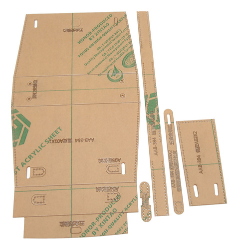 Plantilla Acrílica, Bolsa De Hombro Ligera, Transparente, 5