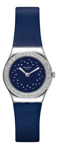 Reloj Swatch Elegantina Yss333 C Color de la malla Azul Color del bisel Gris Color del fondo Gris