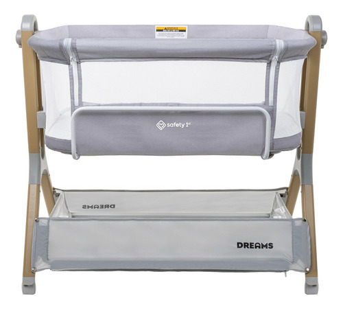 Cuna-colecho Safety 1st Dreams Gris Gris Gris Claro