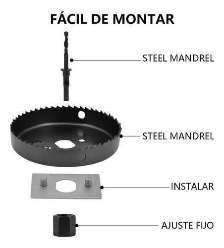 Juego Sierras Copa 16 Piezas