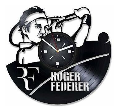 Reloj De Pared - Reloj De Pared Con Disco De Vinilo Roger Fe