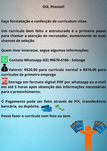 Imagem 1 de 1 de Confecção De Currículos
