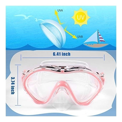 Snorkel Y Caretas De Natación Para Niños Gafas De Natación