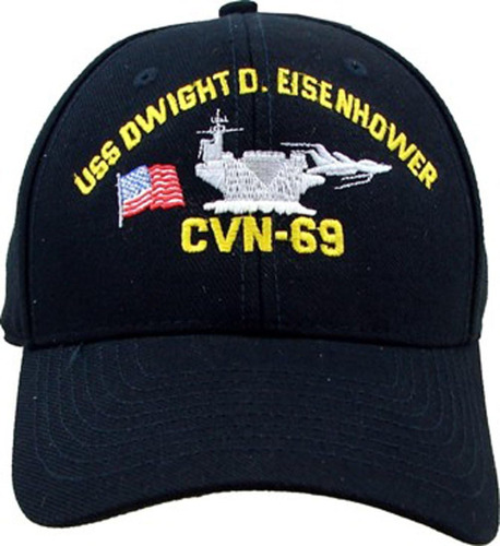 Ee. Uu. Gorra Béisbol Bordada Uss Dwight D. Eisenhower Color