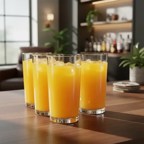 Jogo De Copos 6 Peças Vidro 225ml Copo Drink Água Suco Bar