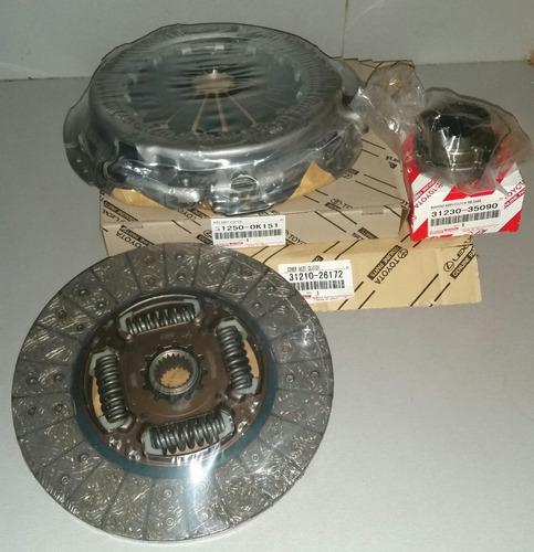 Kit Embrague Original Toyota Zna/hiace/ Meru/ Hilux 2.7