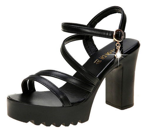 Sandalias De Mujer De Moda, Sandalias Casuales, Wom De Tacón