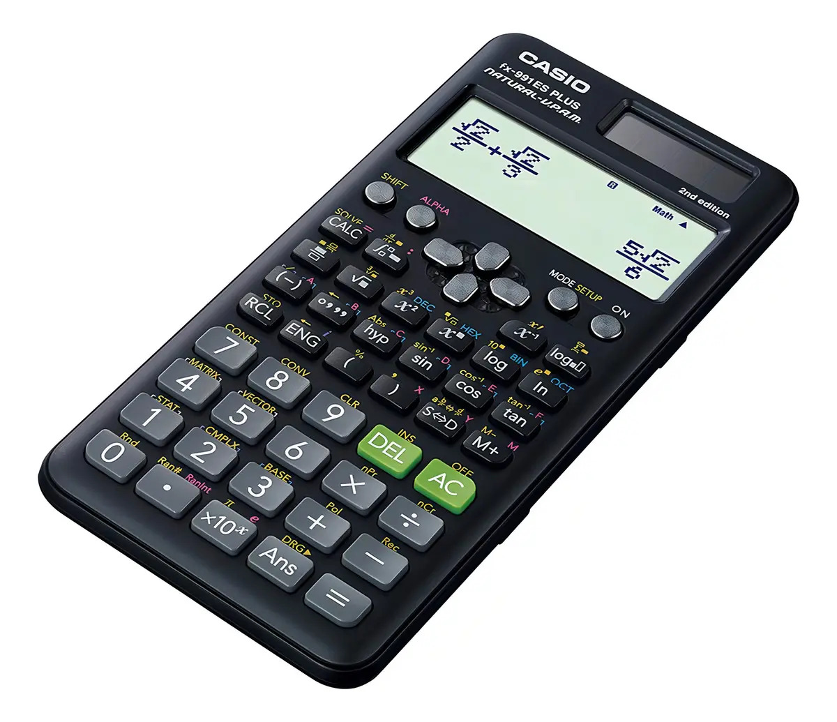 Calculadora Cientifica Casio Fx-991es Plus 2da Edicion Negra universidad