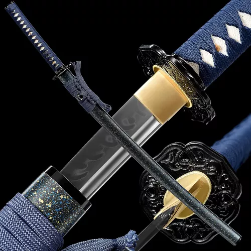 Katanas japonesas reales, espadas de hoja templada de arcilla de