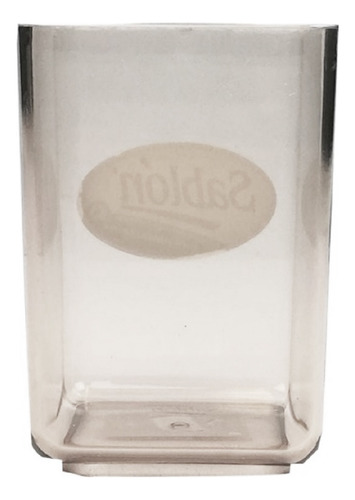 Porta Lápiz Bote Acrilico Transparente Grande 9 X 6 3pz