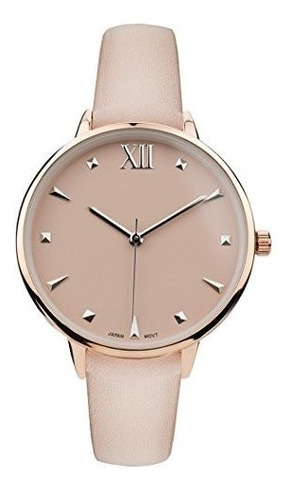 Reloj Rosemarie Collections Mujer Blush Pink Fashion Correa