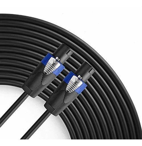 Yoico-pro 25 Pies 12awg Cable Talkon A Speakon - Cable De Al