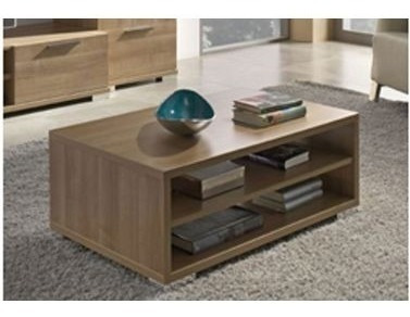 Mesa Ratona Rectangular Con Estante .