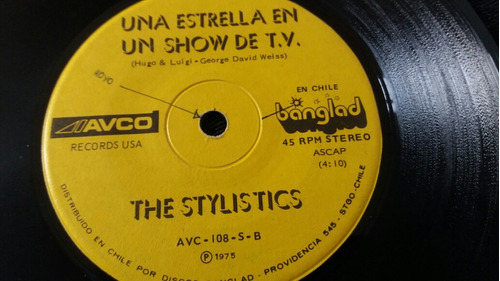 Vinilo Single The Stylistics Rockin Roll ( L L -87