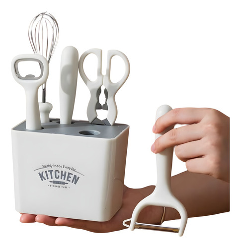 Set De Utensilios De Cocina Minimalista De 5 Piezas