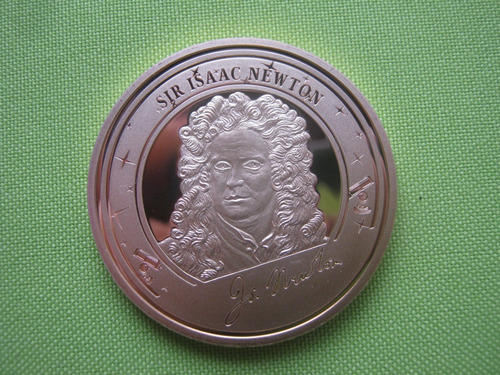 Medalla Sir Isaac Newton Grandes Hombres De La Historia 