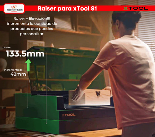 Grabadora Y Cortadora Láser Xtool S1 40w Paquete + Completo