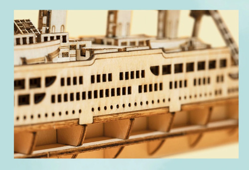 Rompecabezas de madera 3D Cruise Ship Tg306 Hobby
