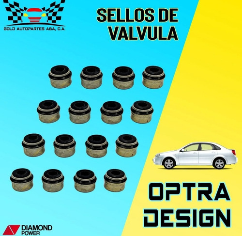 Gorros Sellos De Válvulas Optra Design Astra 1.8 (16/20$)