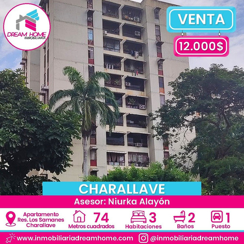 Imagen 1 de 9 de Apartamento Residencias Los Samanes - Charallave