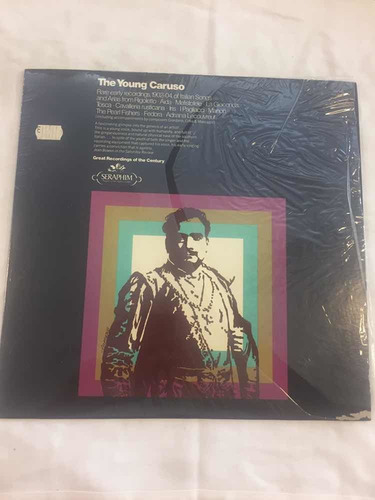 Disco Vinilo Lp The Young Caruso Seraphim Enrico Importado (Usado)