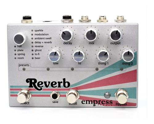 Pedal Empress Effects Reverb Novo Com Garantia