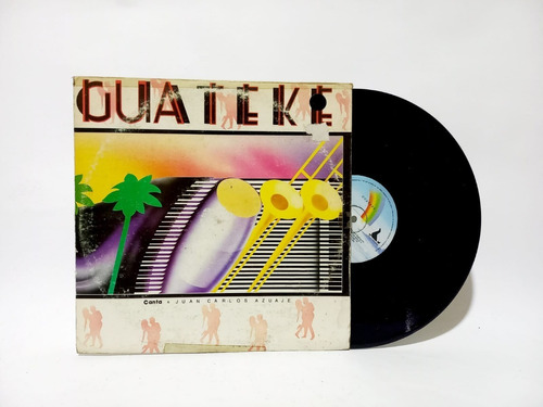 Disco Lp Guateke / Canta Juan Carlos Azuaje