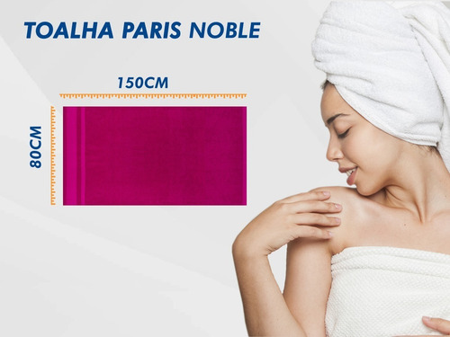 Kit C/6 Toalha De Banho - Gigantes 80 X 1,50 - 500 G/m² Top