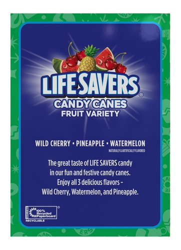 Lifesavers Bastones De Caramelo 150g Americanos