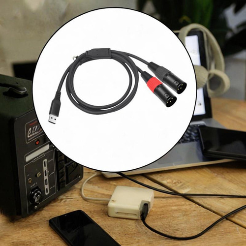 Usb A 2 Xlr Cabo Masculino Usb A Para Dobrar Xlr Cabo 3m