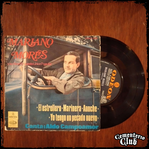 Mariano Mores Canta Aldo Campoamor Ep Odeon Vinilo Single