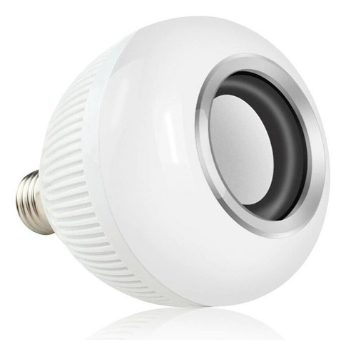 Lampada Luz Led Rgb Bluetooth Caixinha De Som Com Controle 110V/220V