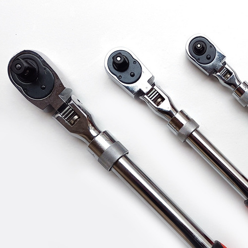 Chave De Catraca Retrátil De Aço Carbono 3/8 De 72 Dentes Au