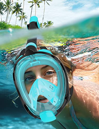 Wstoo Snorkel Mask With Latest Dry Top Breathing System,fold