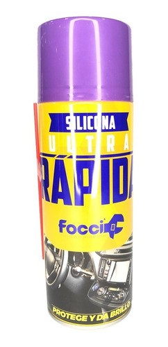 Silicona Spray Aroma Uva Ultra Rapida Focci