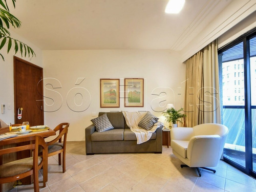 Imagem 4 de 15 de Flat Mobiliado No Itam Bibi Com 1 Dorm Com Vista Para Avenida Faria Lima. Consulte-nos. - Sf34628