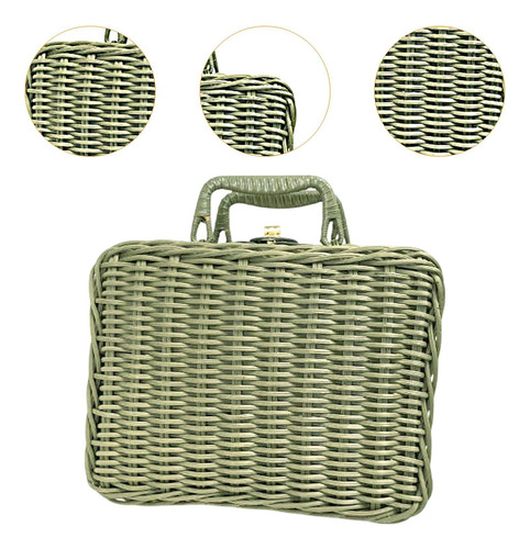 Imitation Ratanaten Statecase Storage Basket Storage 30cm