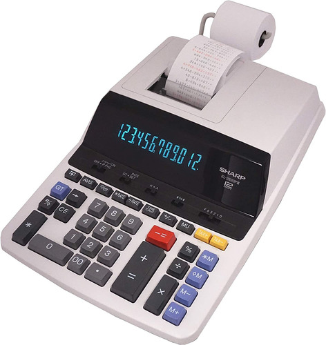 Calculadora De Impresiónsharp El-2630piii 12 Dígitos
