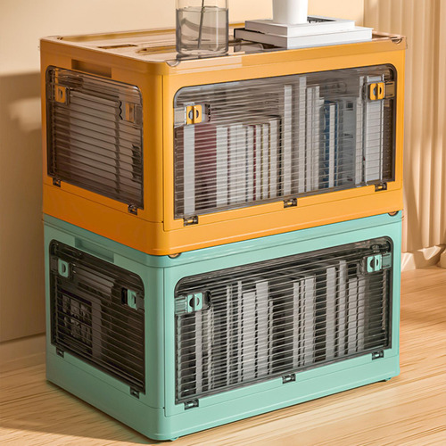 Caja De Almacenamiento Plegable, Contenedor Apilable