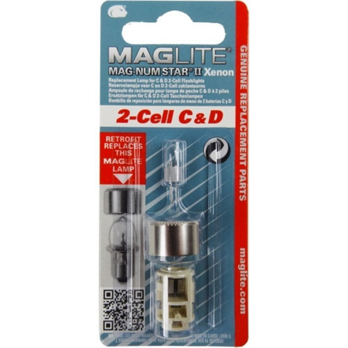 Repuesto Maglite : 2 Celda Mag-num Star Xenon C Or D Replace