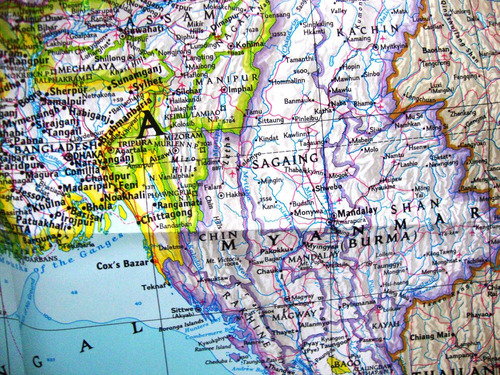 Mapa Nat Geo Sur De Asia South Asia India Afghanistan Myanma