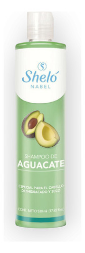 Shampoo Aguacate 530ml Sheló Nabel Botella