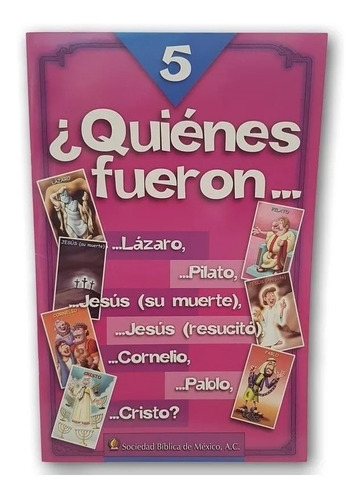 Paquete 5 Libros Cristianos Para Colorear ¿quiénes Fueron?