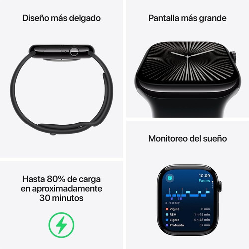 Apple Watch Series 10 (gps 42 Mm) - Correa Loop Blanco Deportiva Blanco Blanco (Reacondicionado)