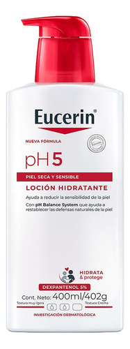 Loción Corporal Hidratante Eucerin Ph5 24 Horas - 400ml Tipo De Envase - Fragancia -