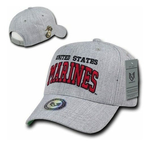 Gorra Gray United States Marines Oficial - A Pedido_exkarg