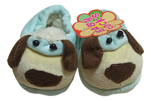 Pantuflas Bebé Abrigaditas Con Diseño De 0 A 12 Meses