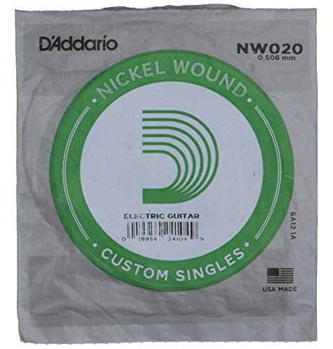 Cuerda De Guitarra Eléctrica D'addario Nw020 Nickel Wound