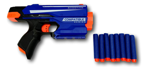 Pistola Lanza Dardos Con 8 Balas Juego De Tiro